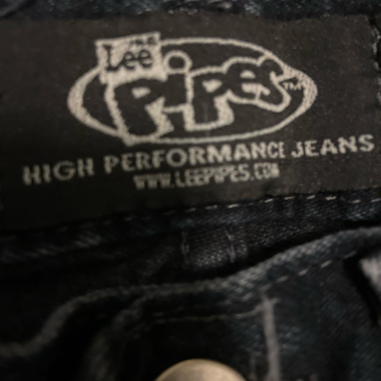 Vintage Lee Pipe Jorts vintage baggy skater jean... Depop