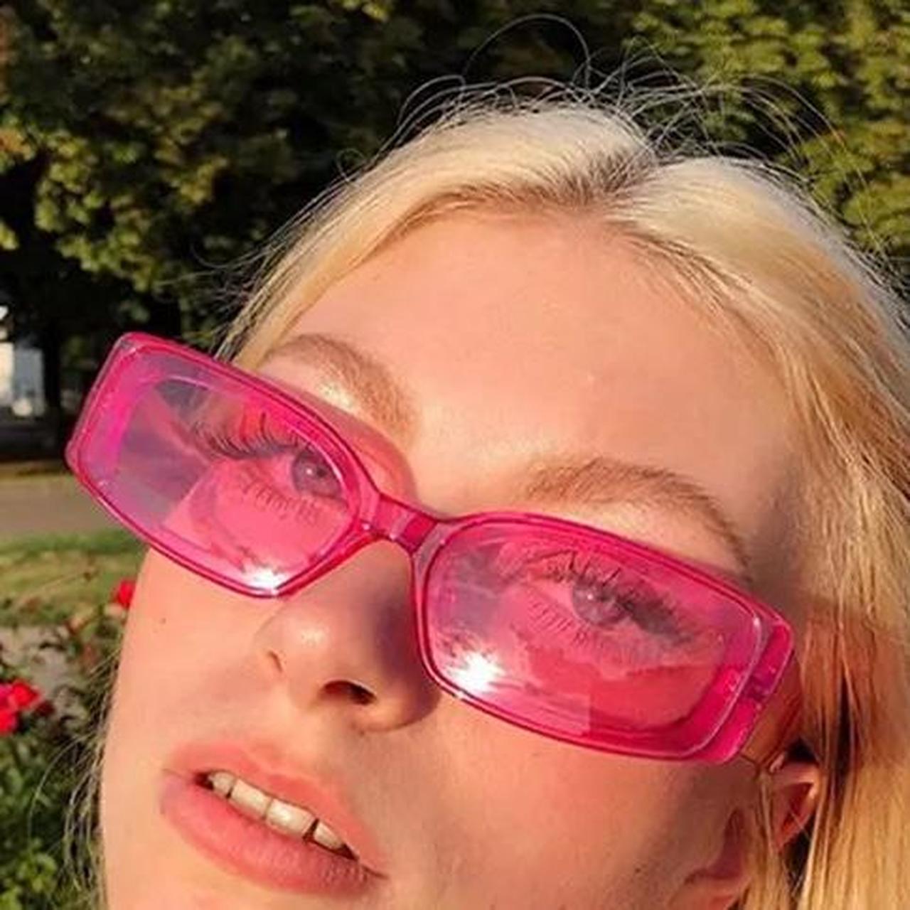 Pink sunglasses sales 90s