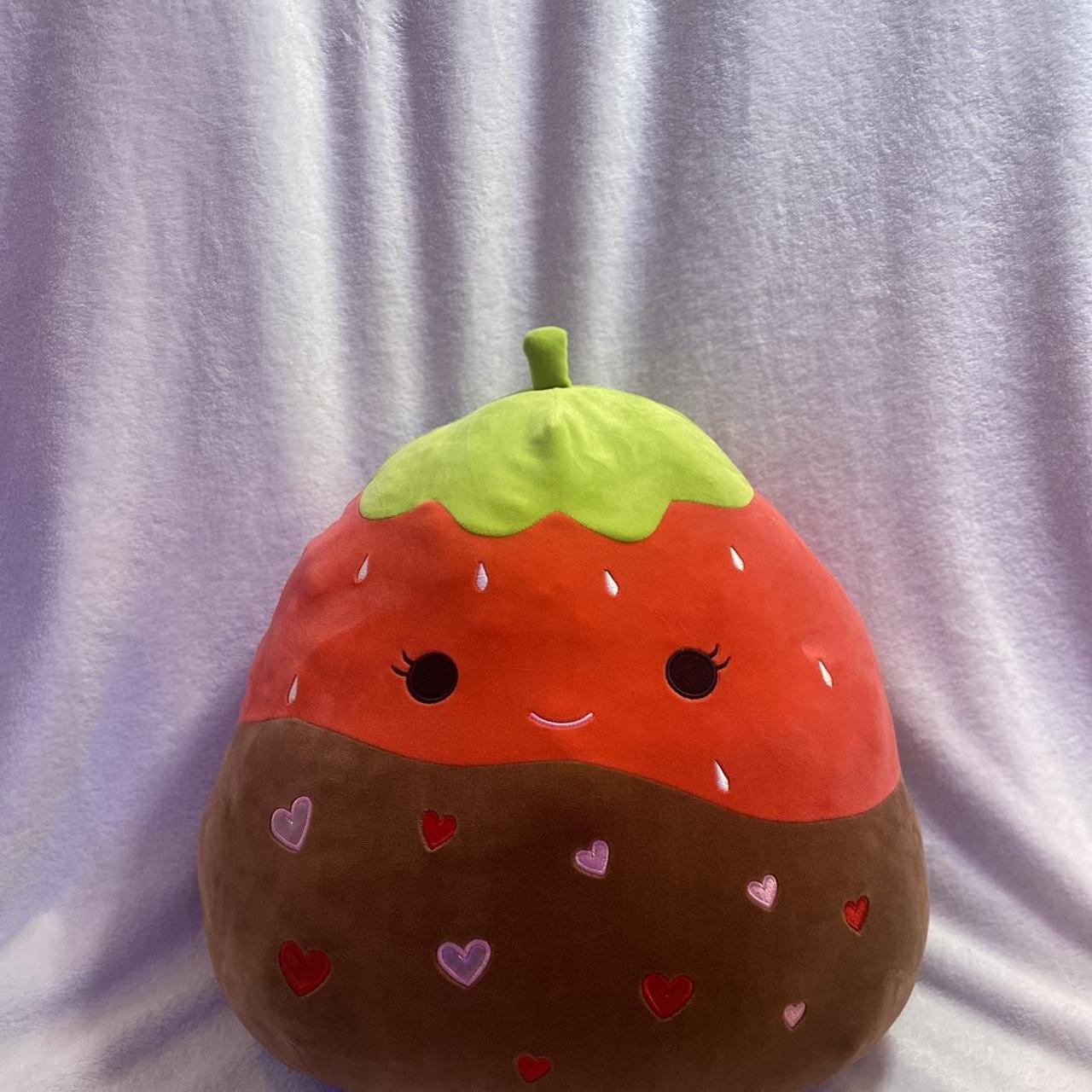 Scarlet The Chocolate Dipped Strawberry Squishmallow Depop