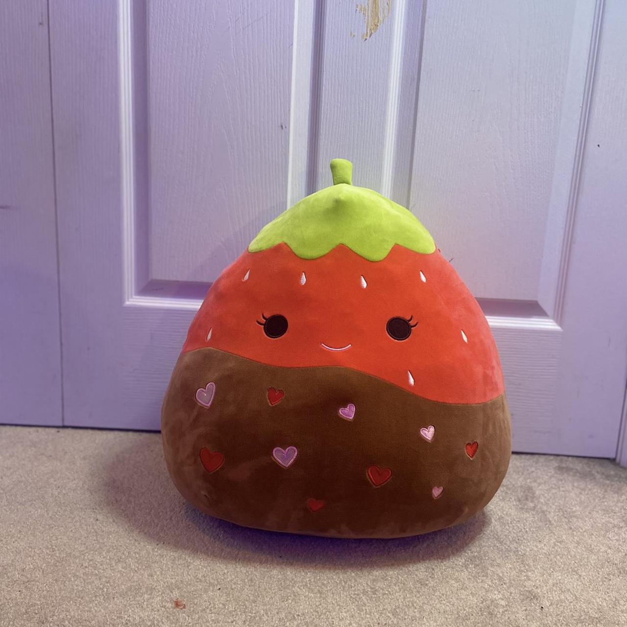 Scarlet The Chocolate Dipped Strawberry Squishmallow - Depop