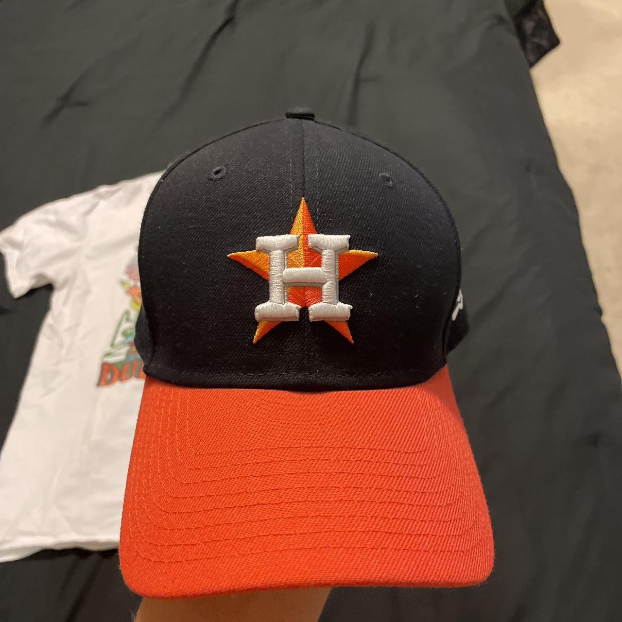 Men's Houston Astros '47 Orange Logo MVP Adjustable Hat