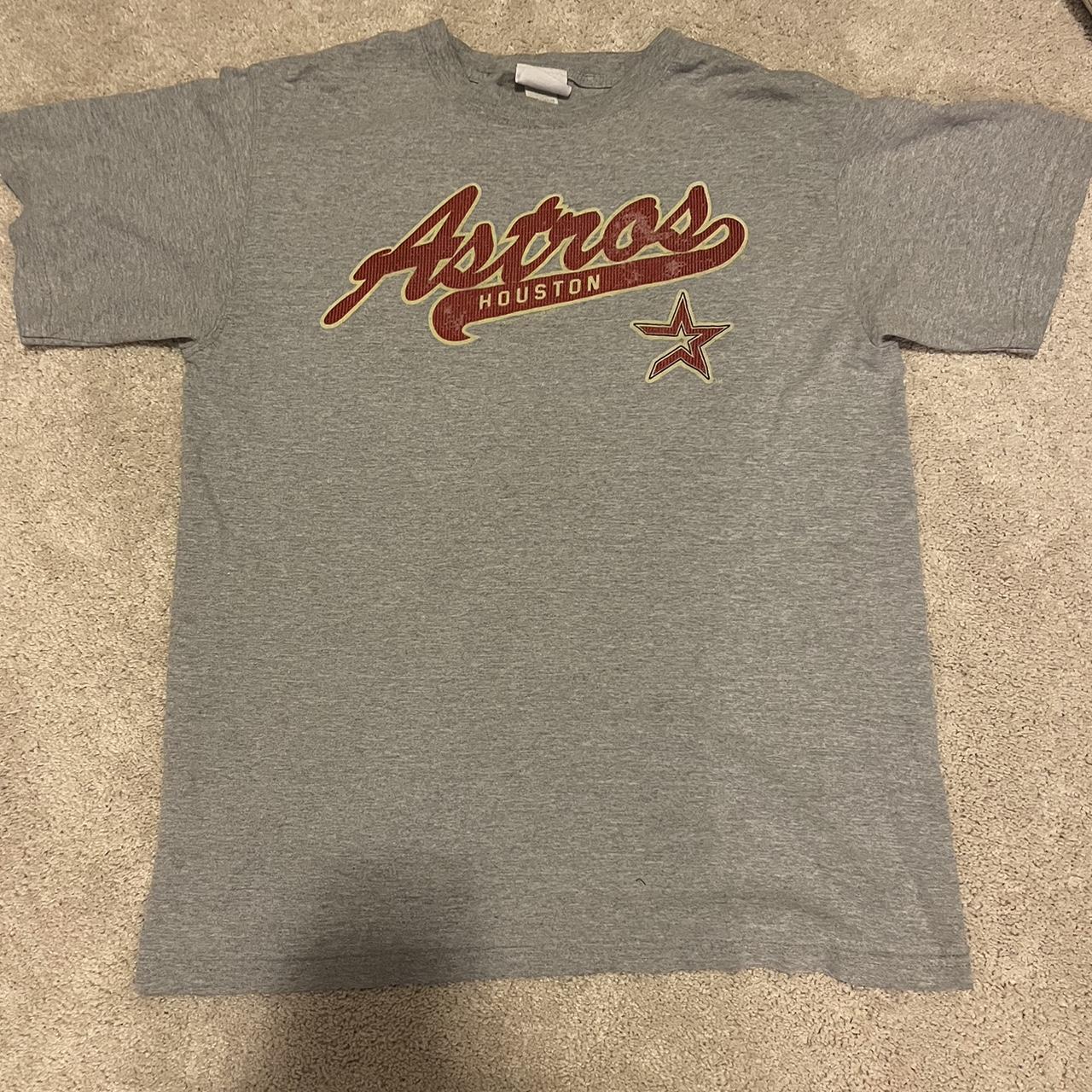 Custom Astros shirt Small can fit a medium Feel - Depop