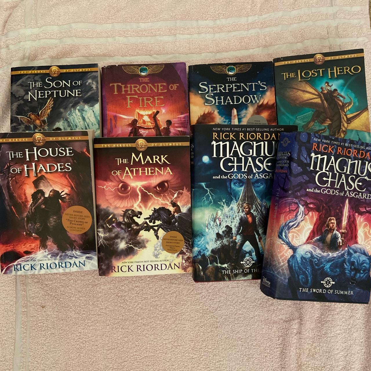 Percy Jackson + Rick Riordan Books Pls message me... - Depop