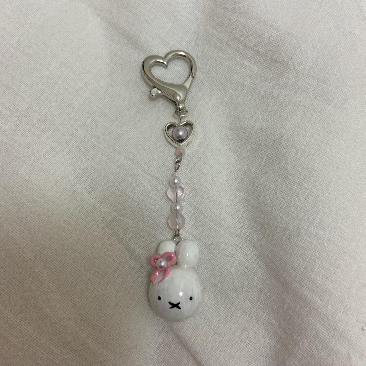 Handmade miffy keychain!! 🎀🐰 coquette price: $20 +... - Depop