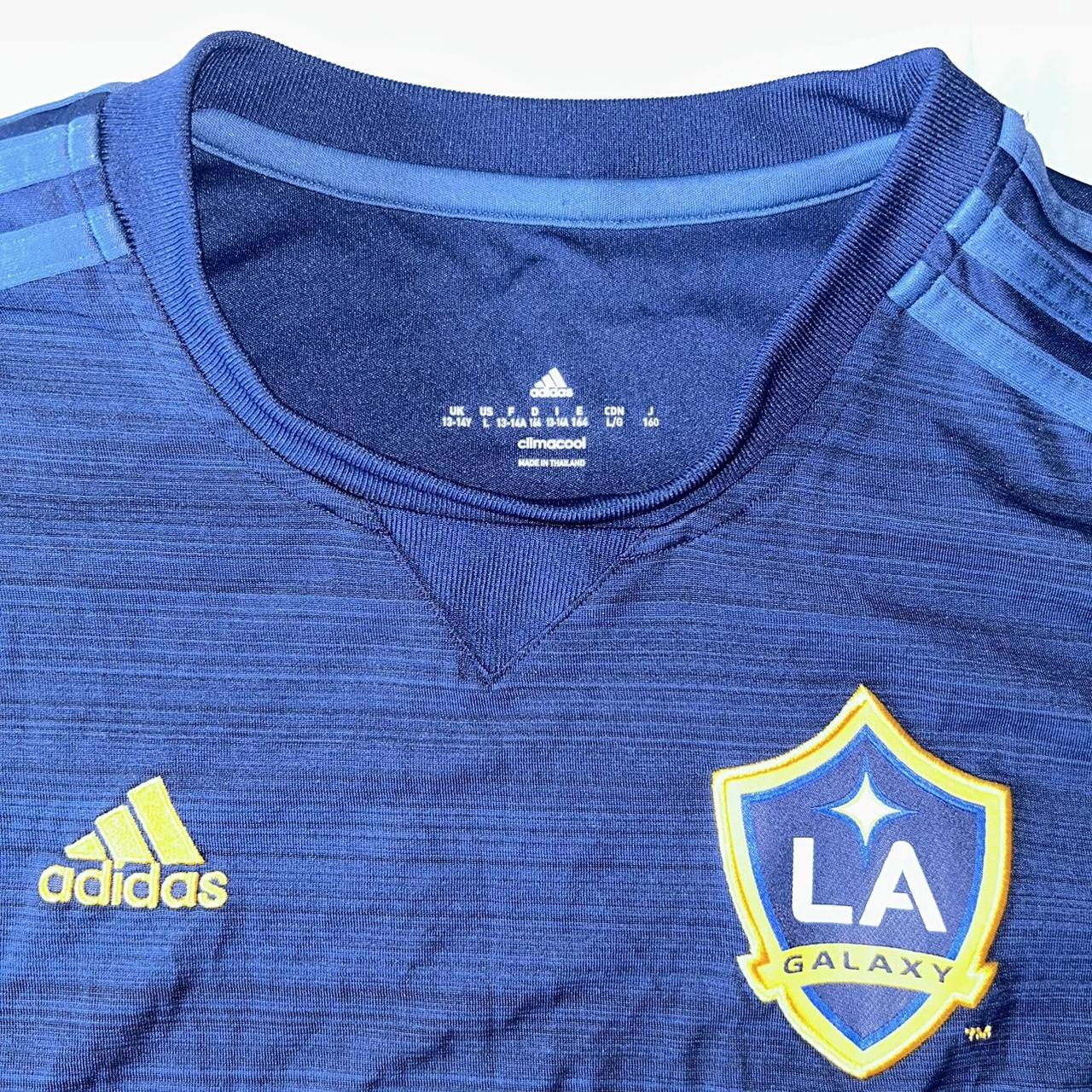 LA GALAXY 2016/17 HOME SOCCER JERSEY ADIDAS Size: - Depop