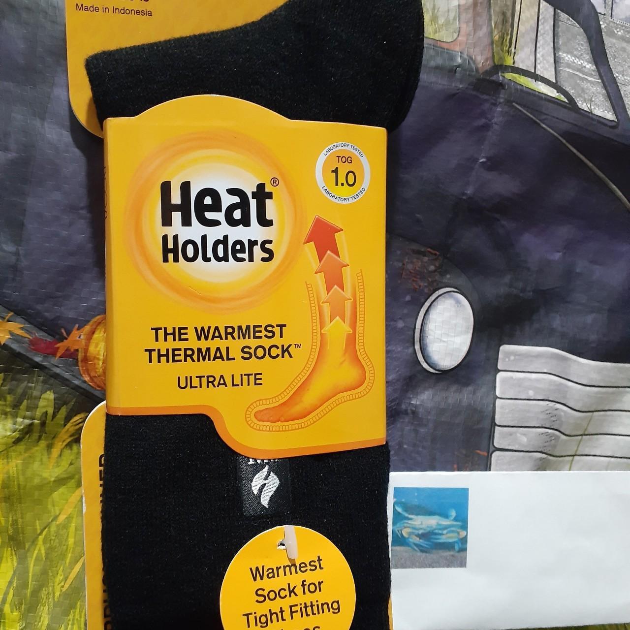 Heat Holders Ultra Lite Black Socks size Mens 7 to... - Depop