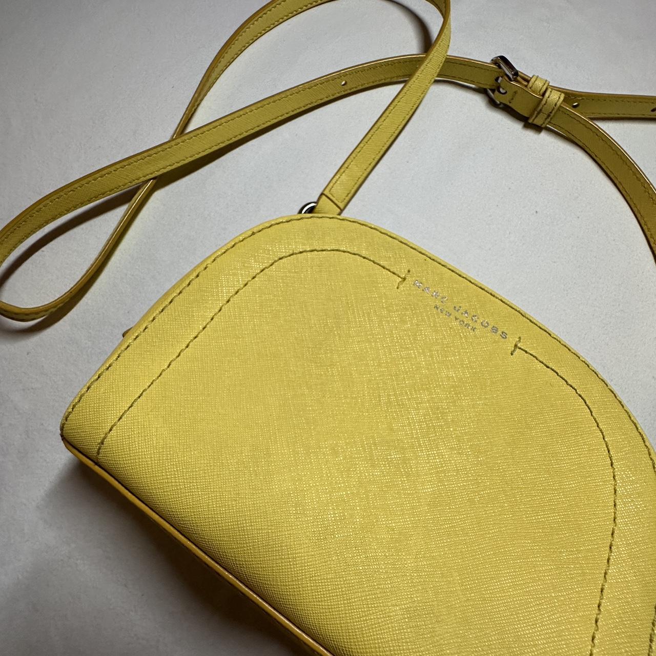 MARC JACOBS: The Snapshot bag in saffiano leather - Yellow | MARC JACOBS  mini bag 2P3HCR015H01 online at GIGLIO.COM
