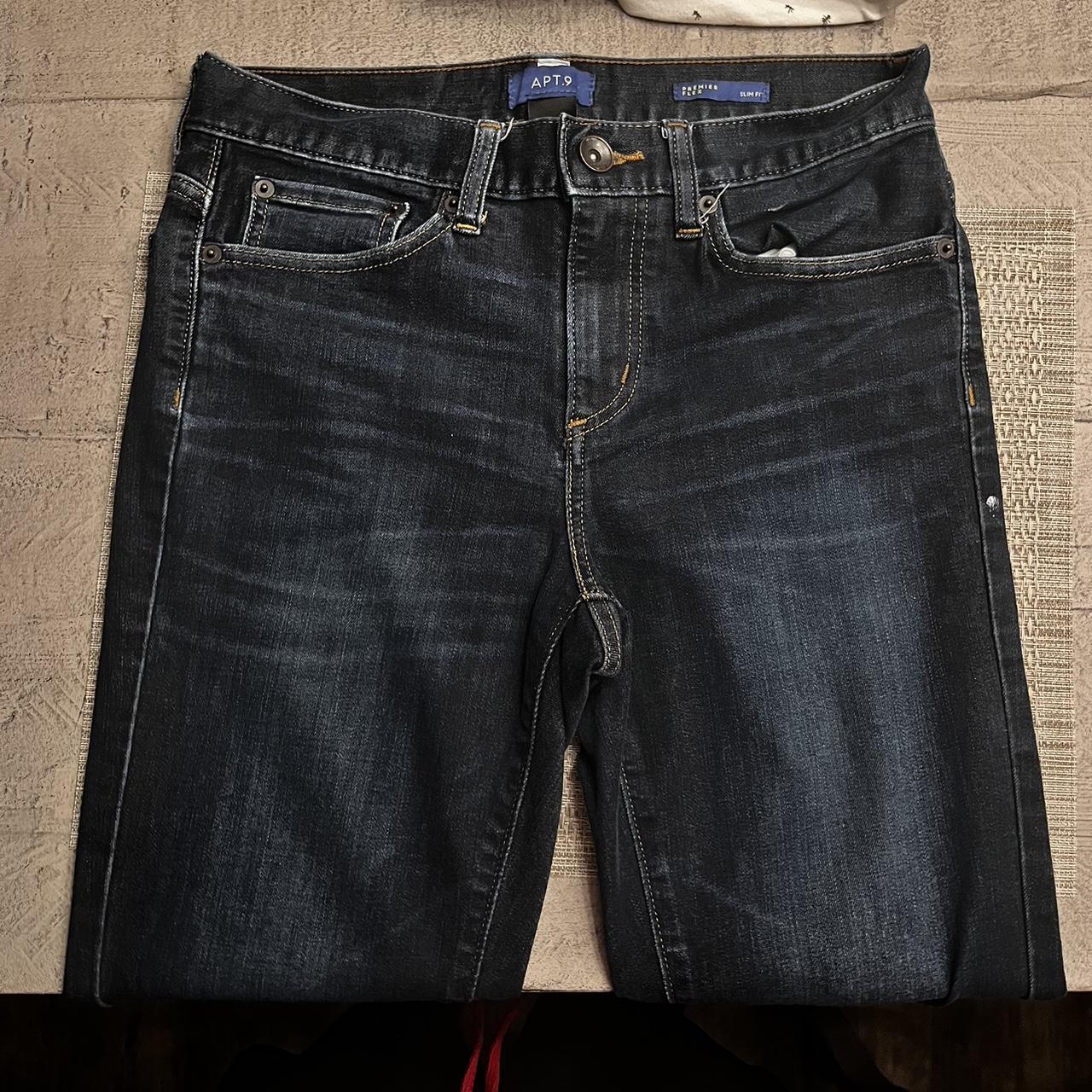 Apt 9 jeans sales mens slim fit