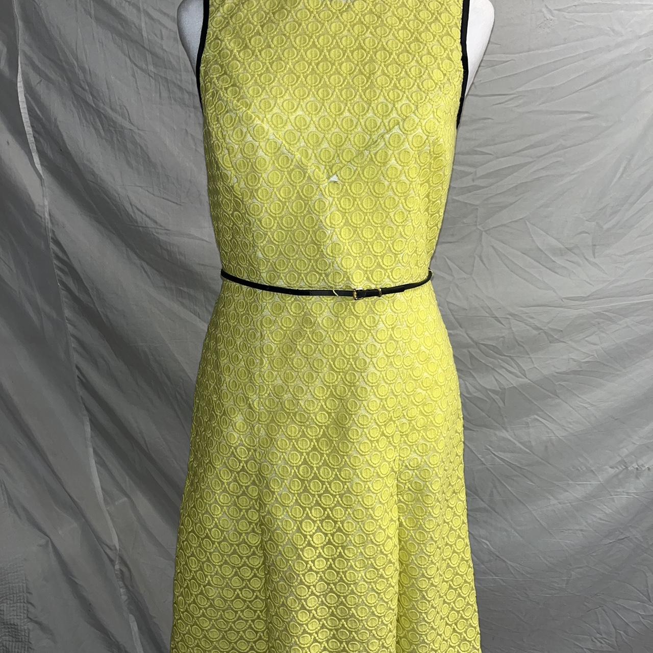 Calvin klein yellow clearance dress