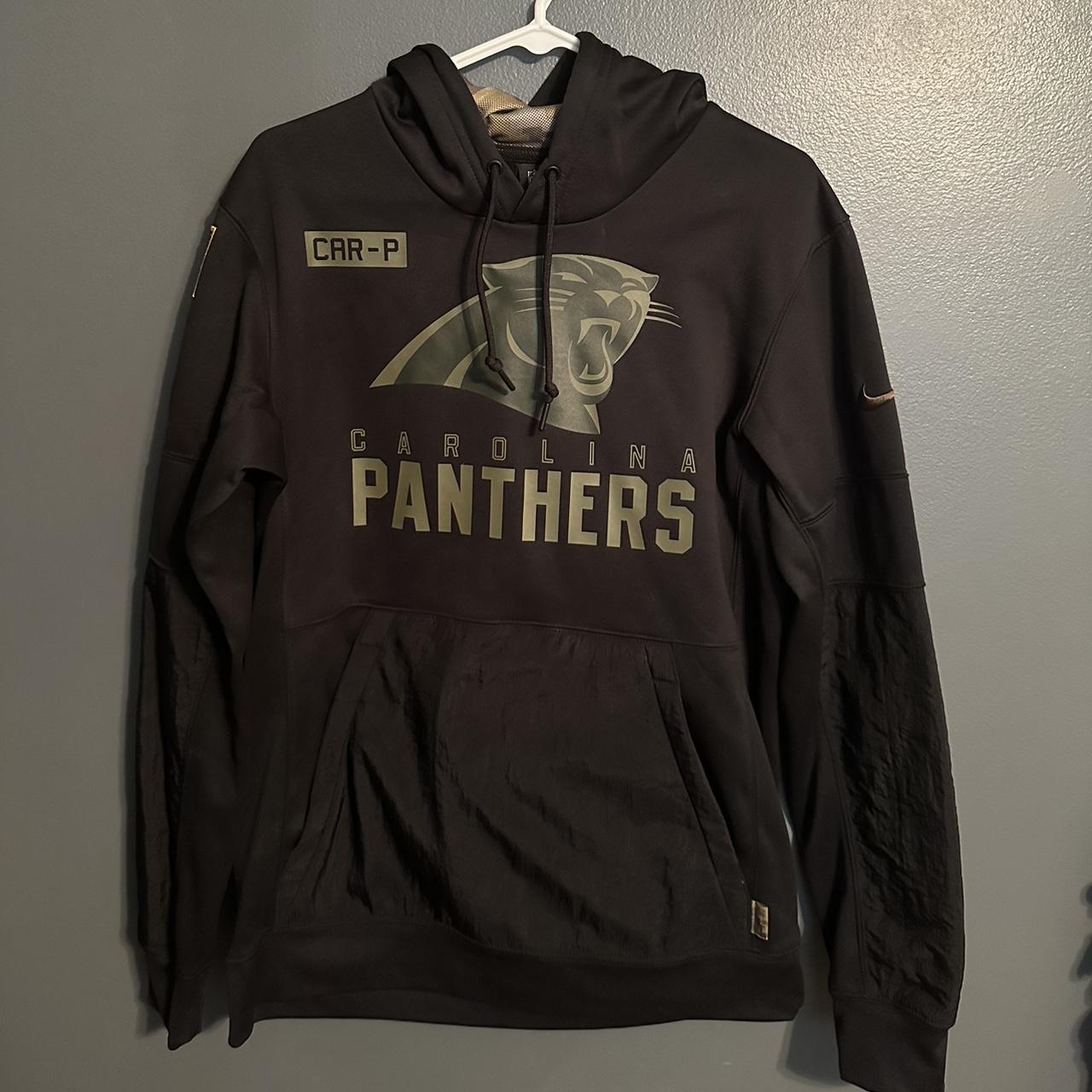 Men's carolina panthers salute to service hoodie best sale