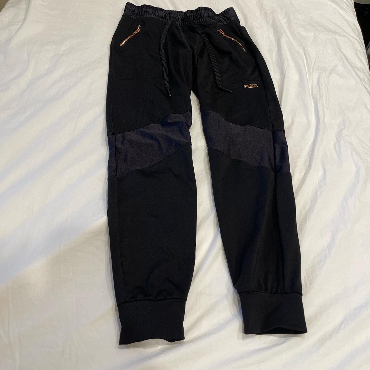 Women's Nike Black with Rose Gold Joggers Size Small