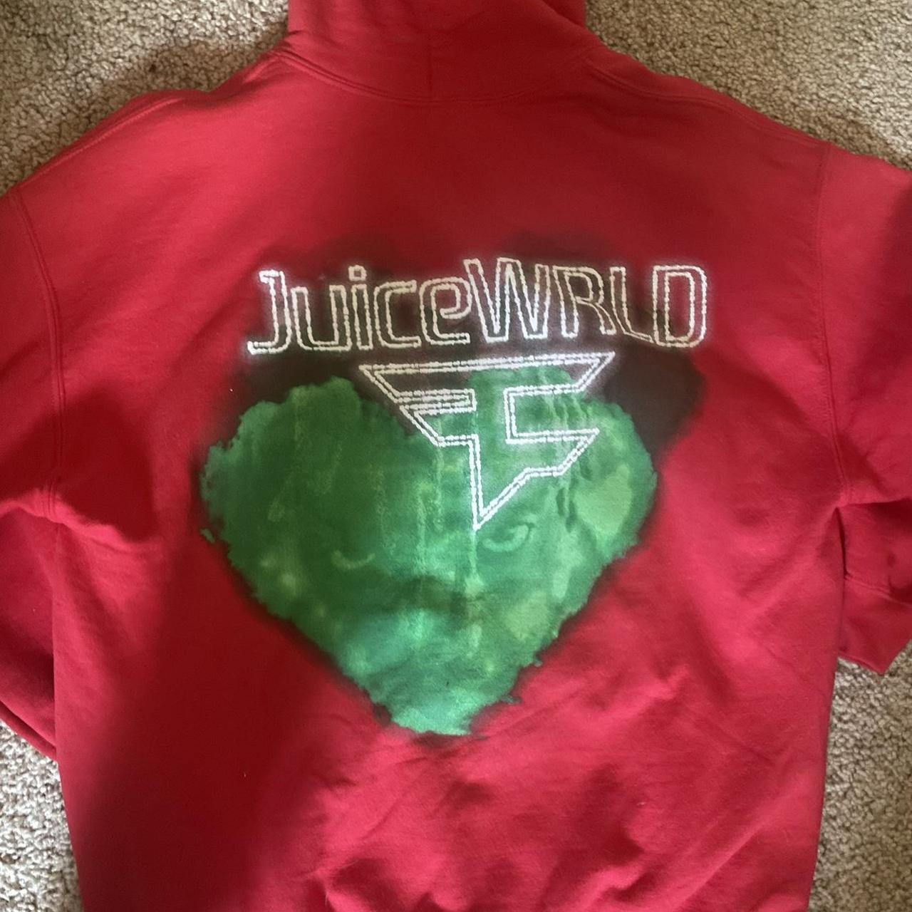 Juice Wrld x Faze Red Cloud Hoodie Depop
