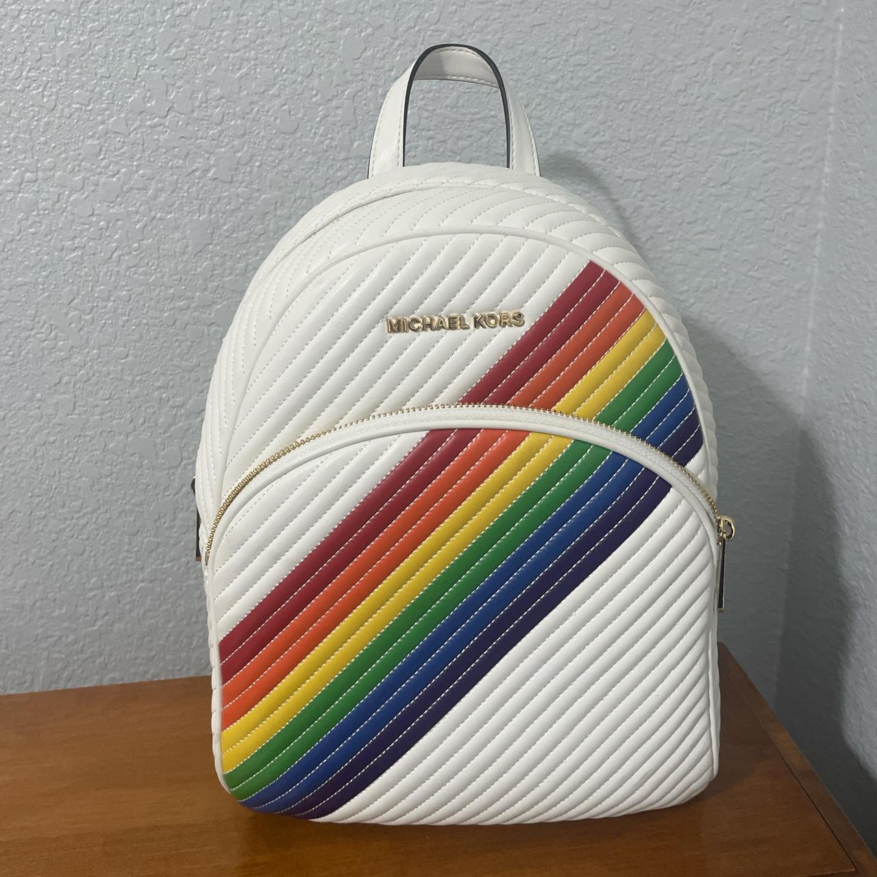 Michael kors backpack rainbow best sale