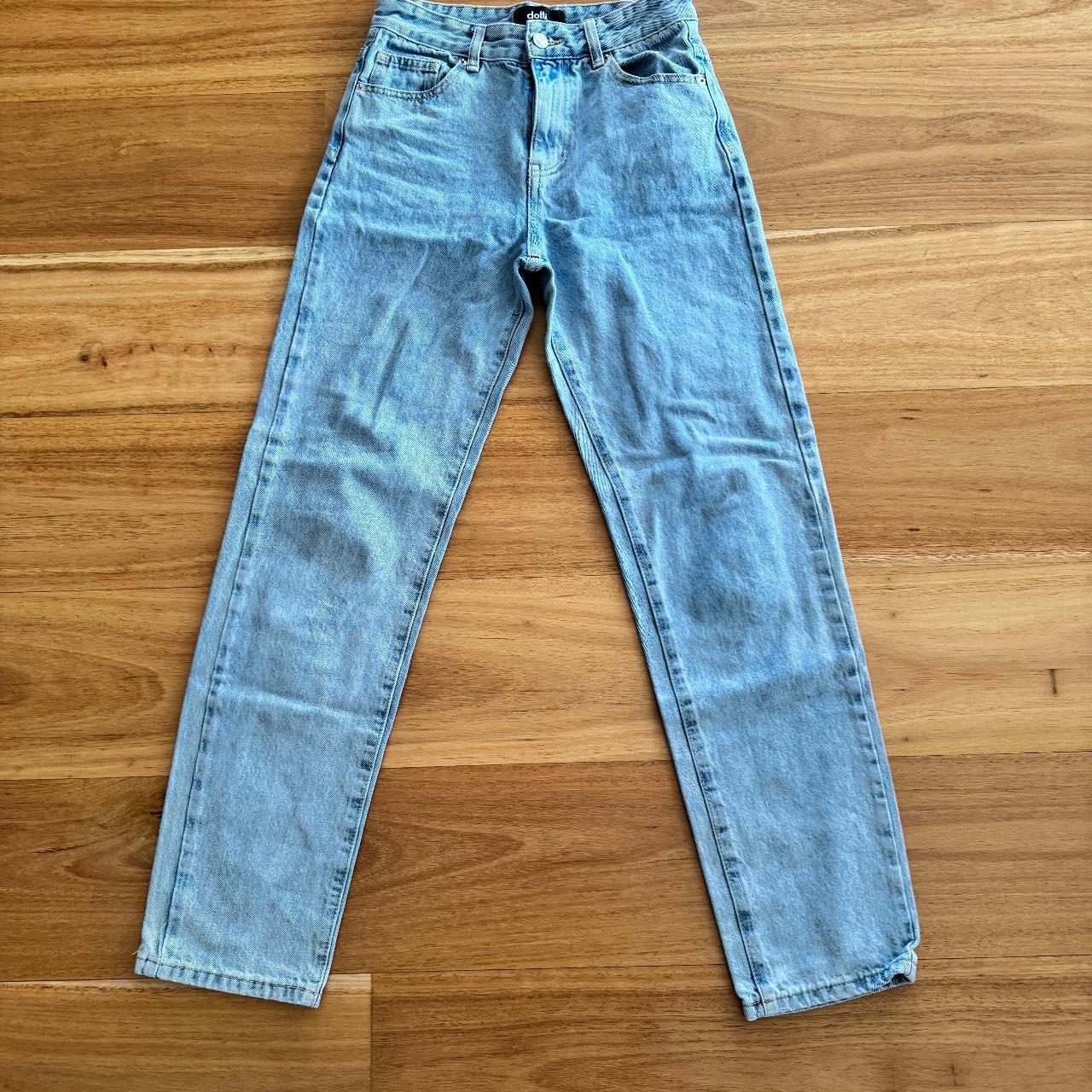 Blue denim dotti jeans - Size 6 - Worn once but in... - Depop