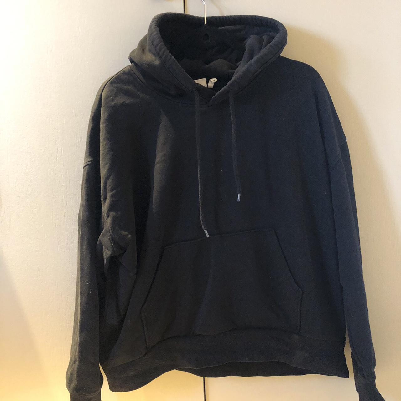 Weekday Women's Black Hoodie | Depop