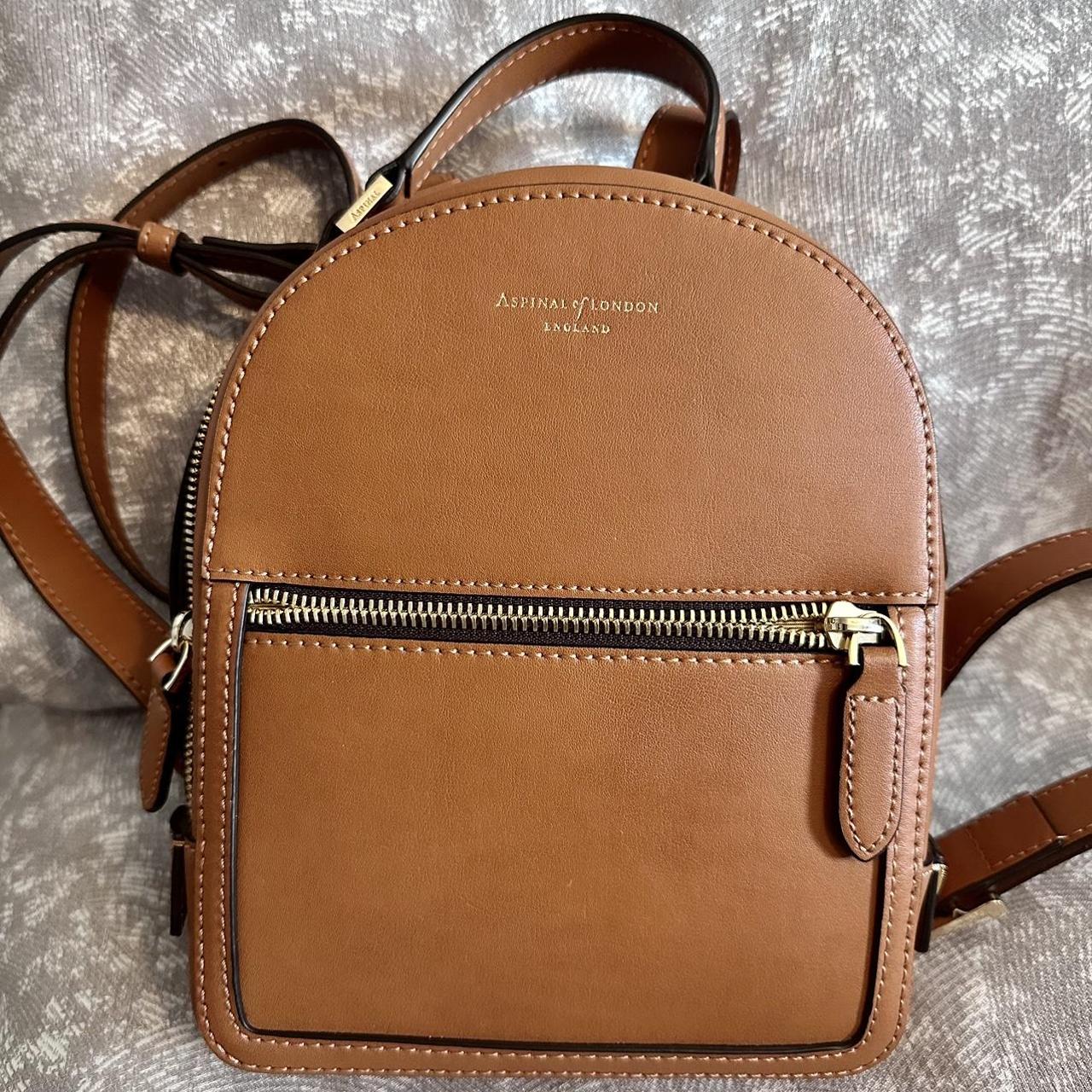 Micro on sale leather backpack