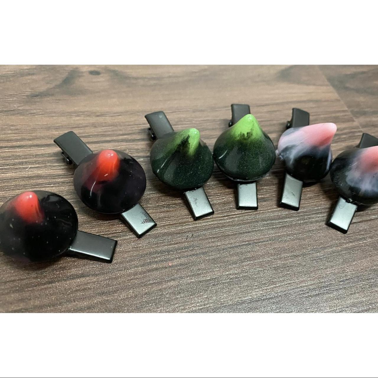 Devil Horn Hair clips Cute horn hair clips perfect... Depop