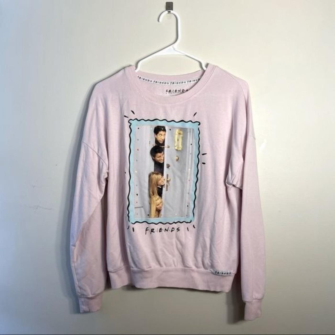 FRIENDS television series show pink crewneck Depop
