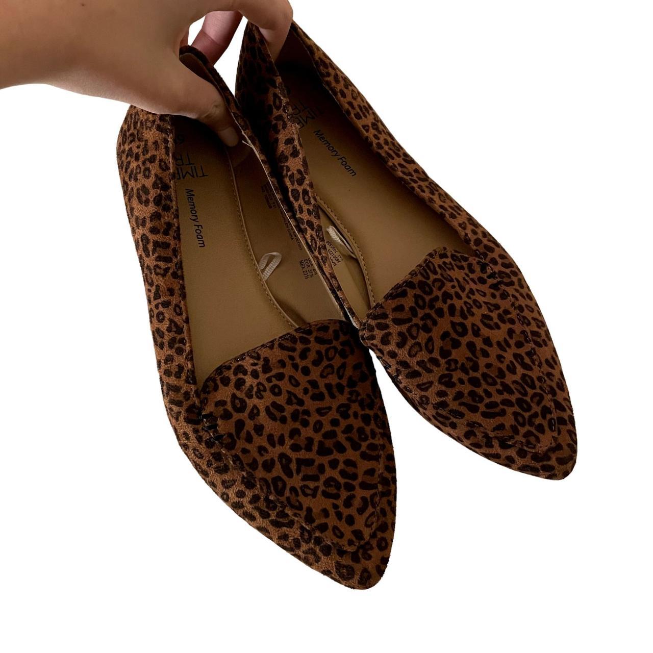 Time and tru hot sale cheetah flats