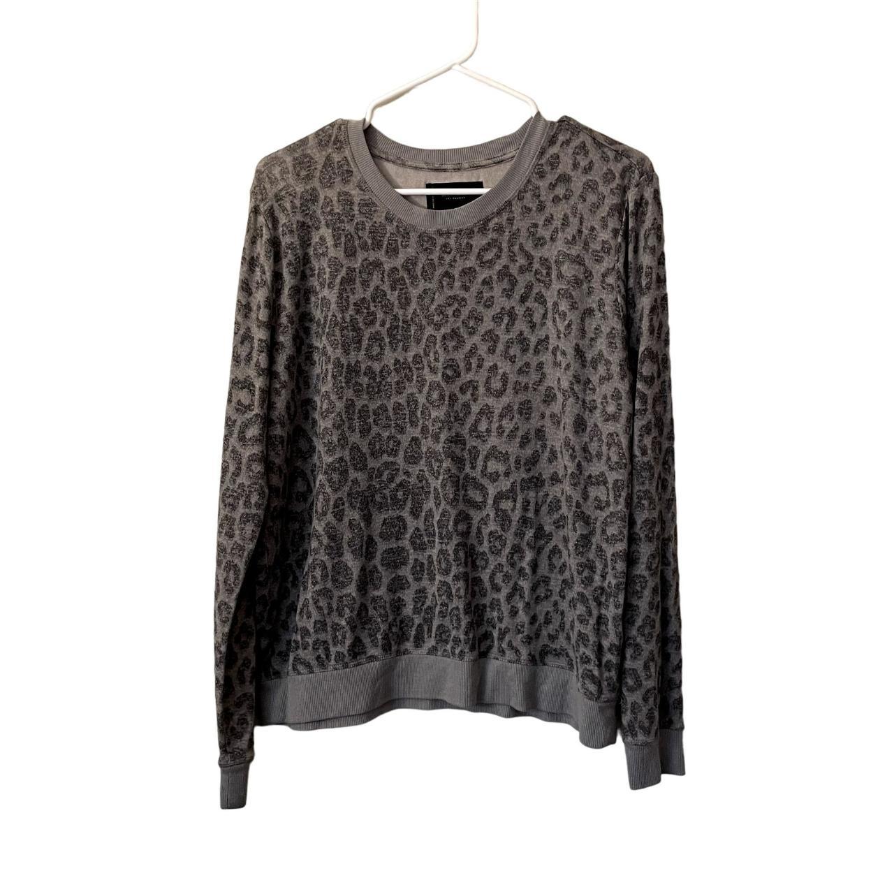 Lucky brand cheetah hot sale print pullover