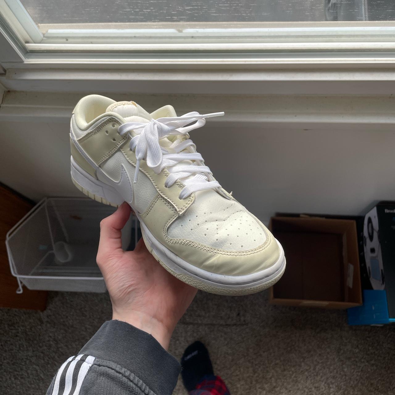 Coconut milk dunks with box (men’s size) Depop