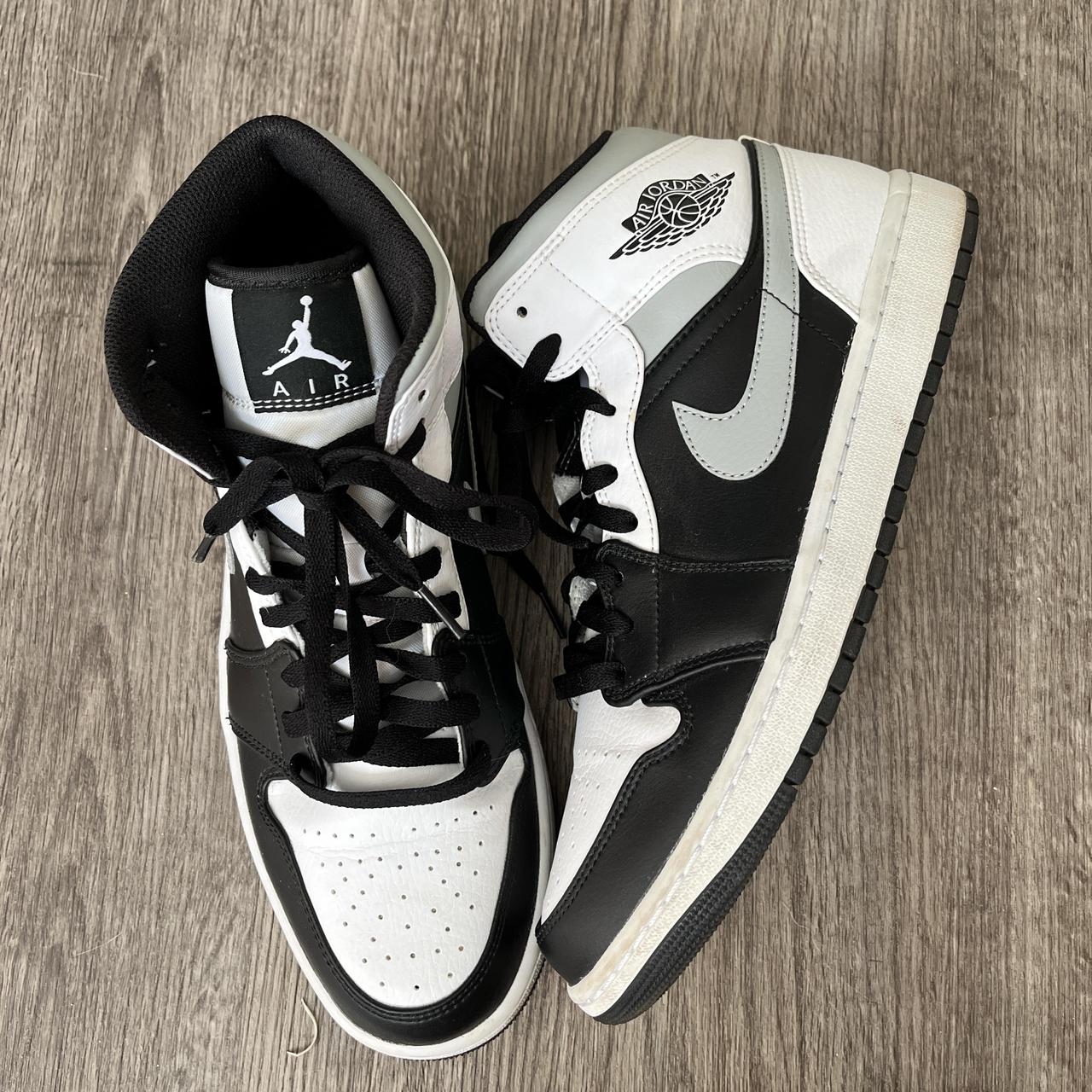 Aj1 mid white fashion shadow