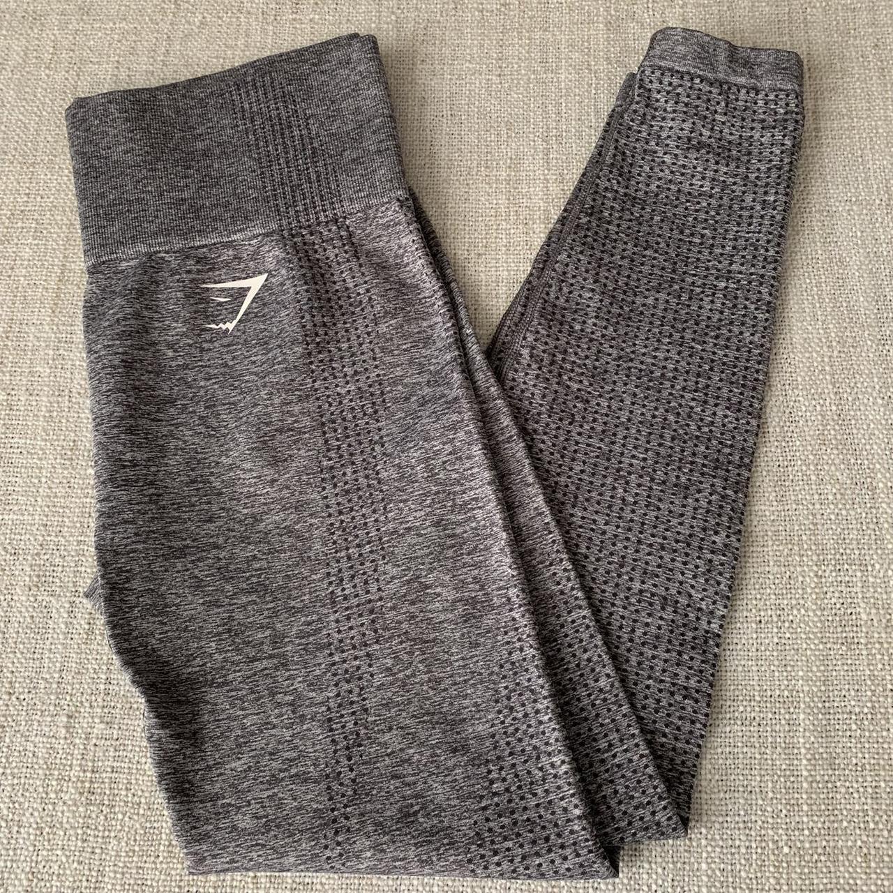 Gym Shark Gray Gym Shark Leggings Length:32 Inseam:... - Depop