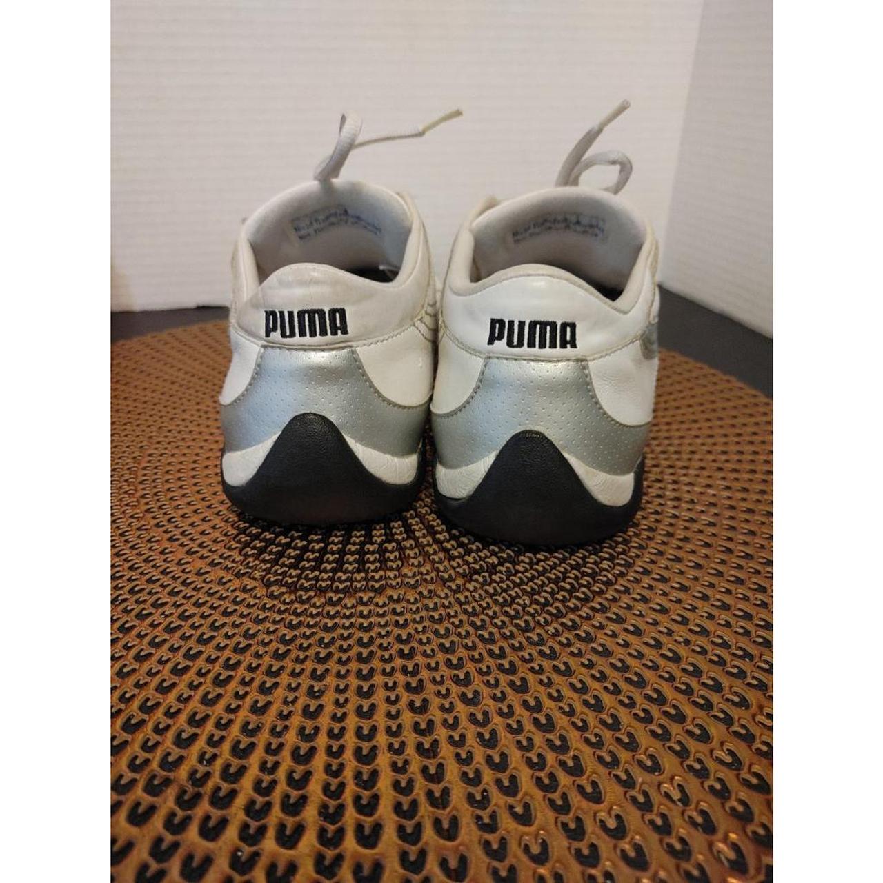 Puma speedcat leather tennis shoes size 9 1/2 In... - Depop