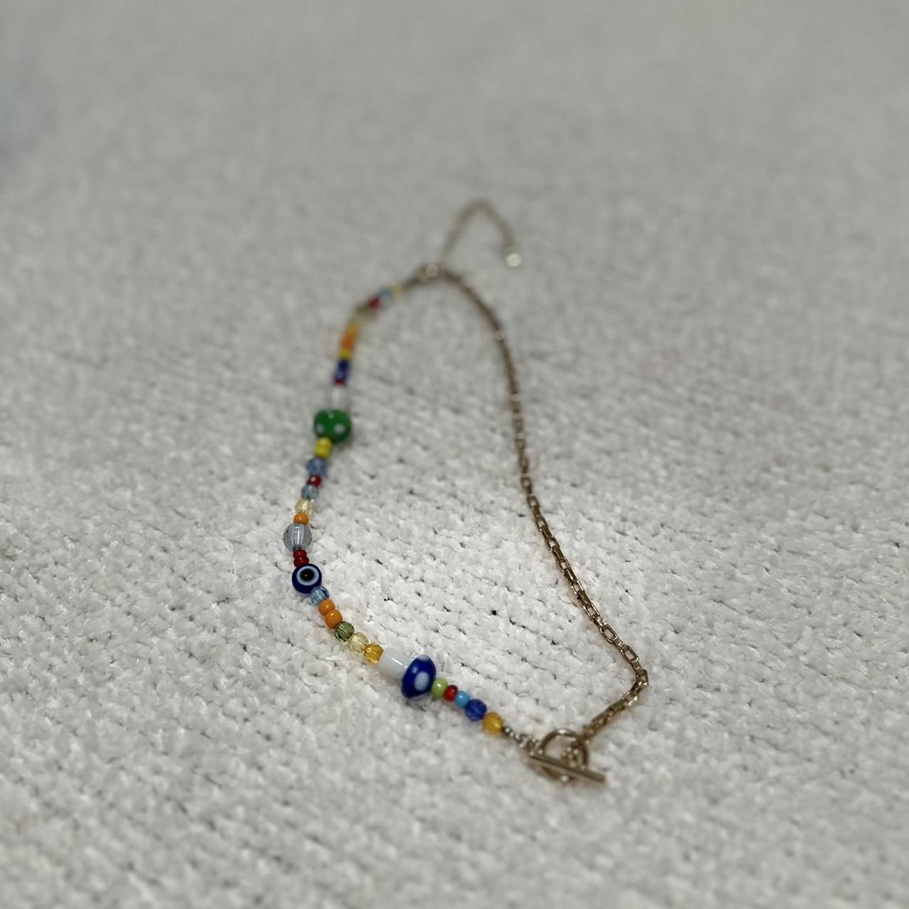 Cotton On Mushroom, rainbow, gold clasp... Depop