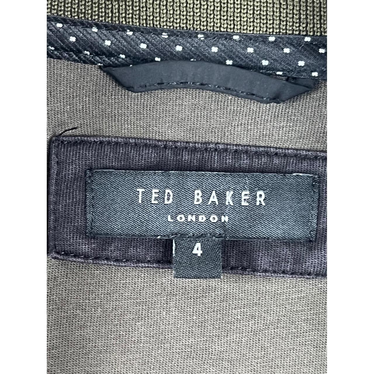 Preloved Men's Bomber Jacket - Black/Brown – Ted … - image 3