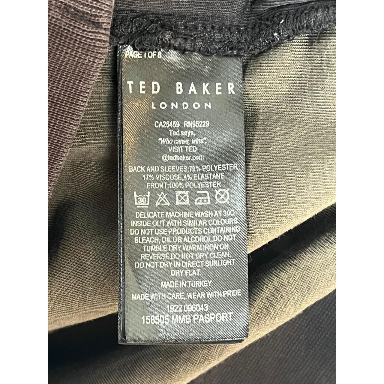 Preloved Men's Bomber Jacket - Black/Brown – Ted … - image 5