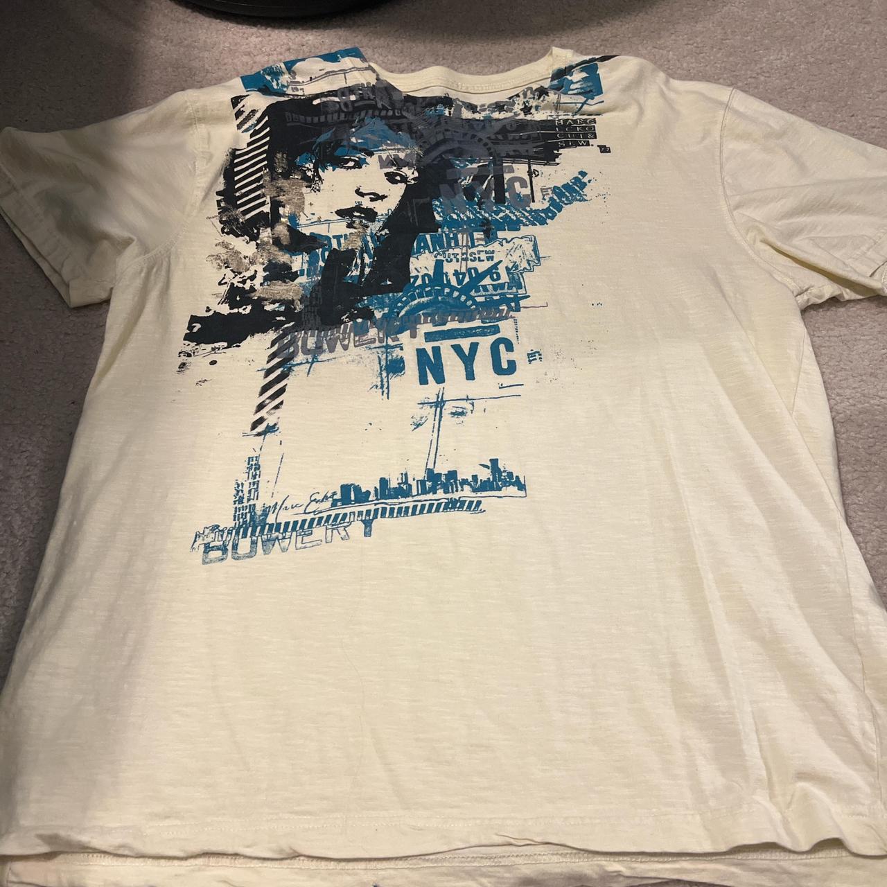 Yellow Mark Ecko t shirt size XL I only ship in the... - Depop