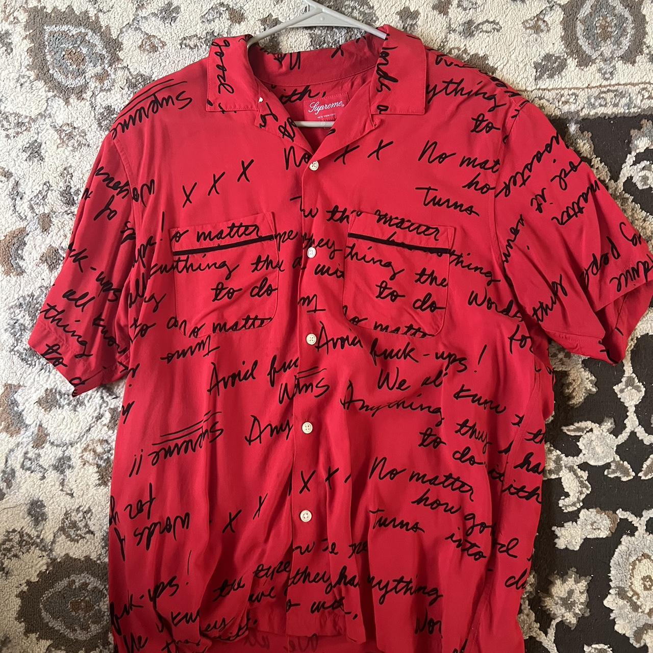 Supreme Burroughs rayon shirt