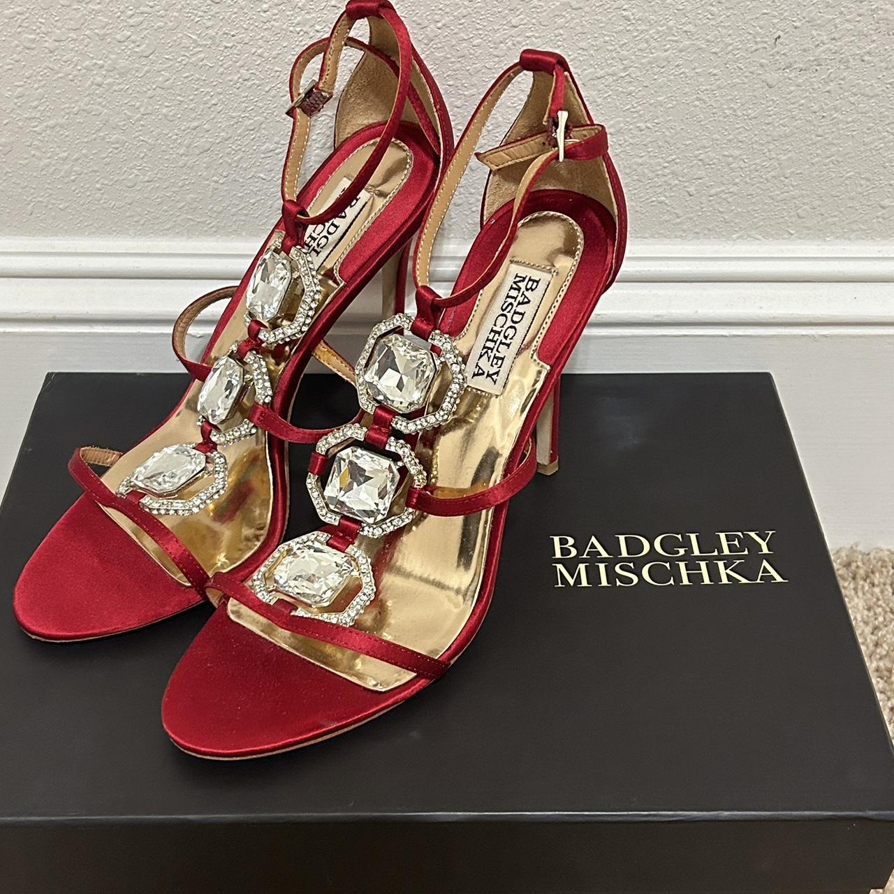 Badgley mischka store red heels