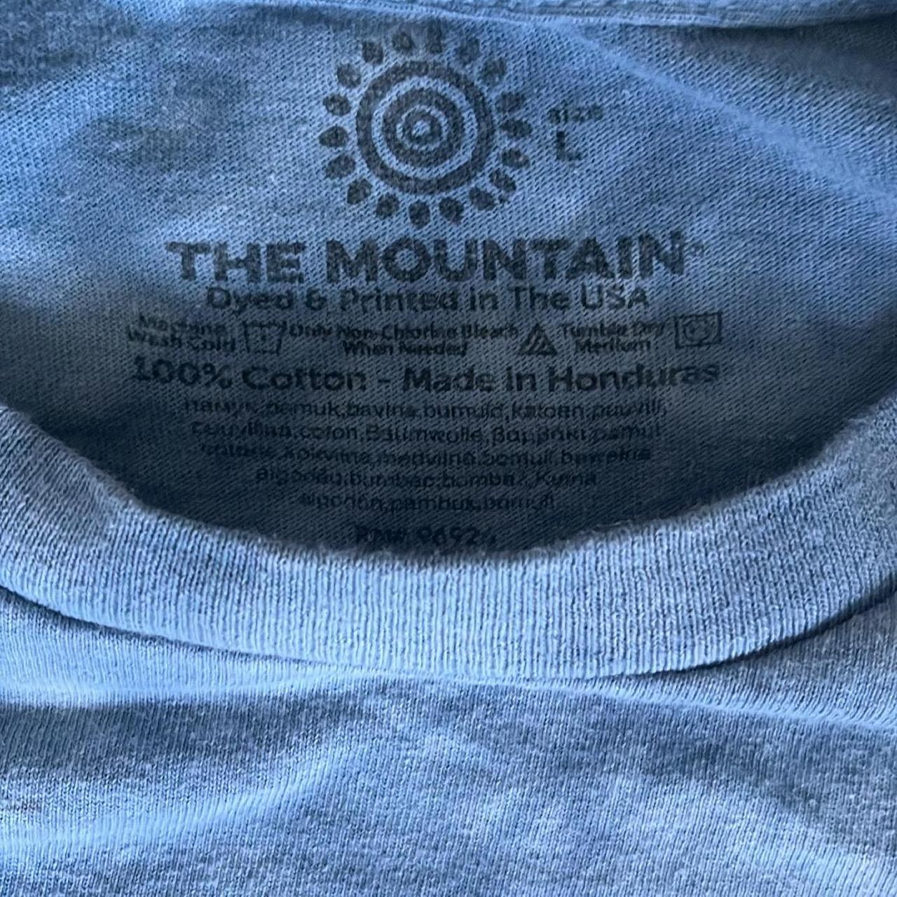 Blue The Mountain Shark T Shirt Size Mens L Good Depop