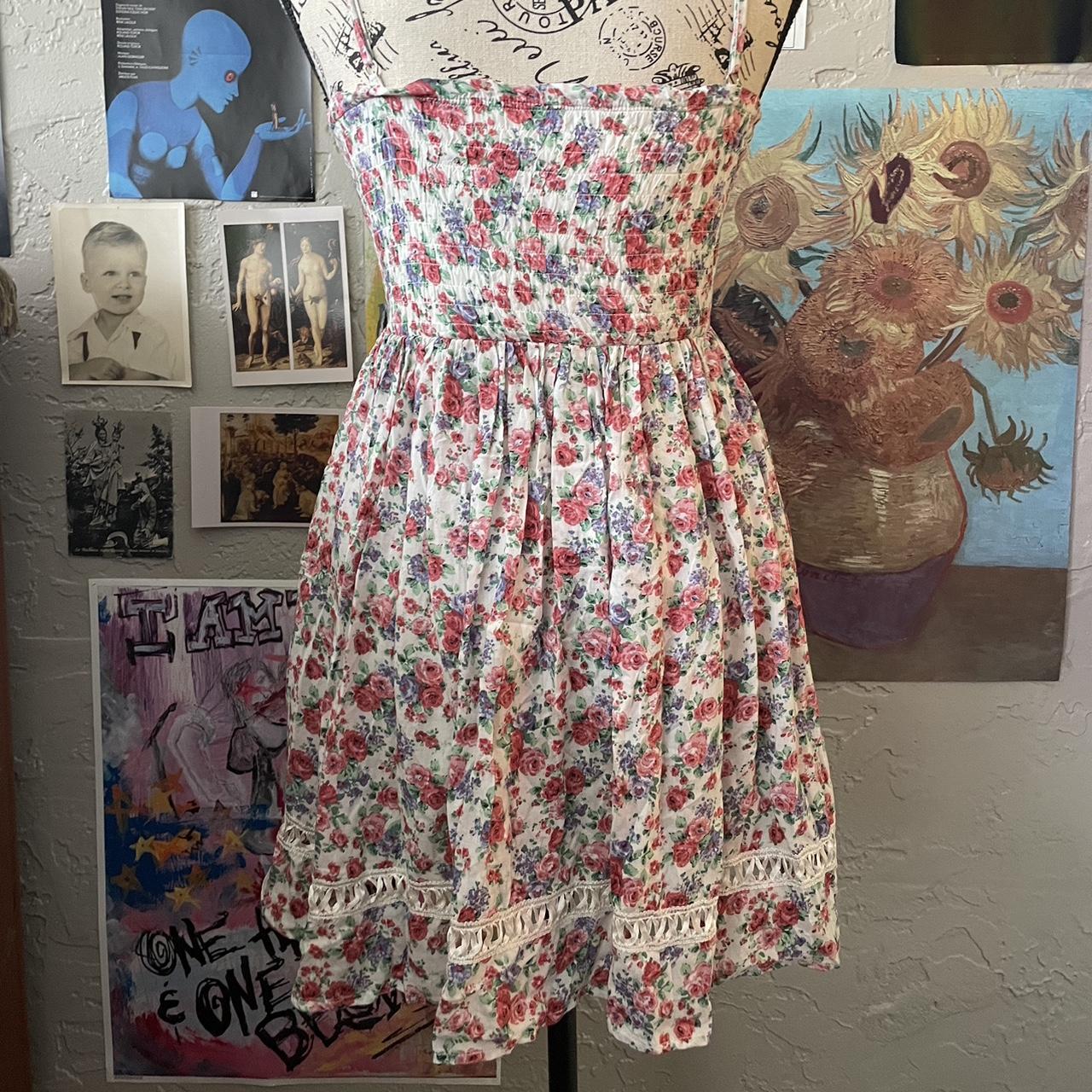 Repop Rare Chu Xxx Flower Mini Dress From Japan Depop