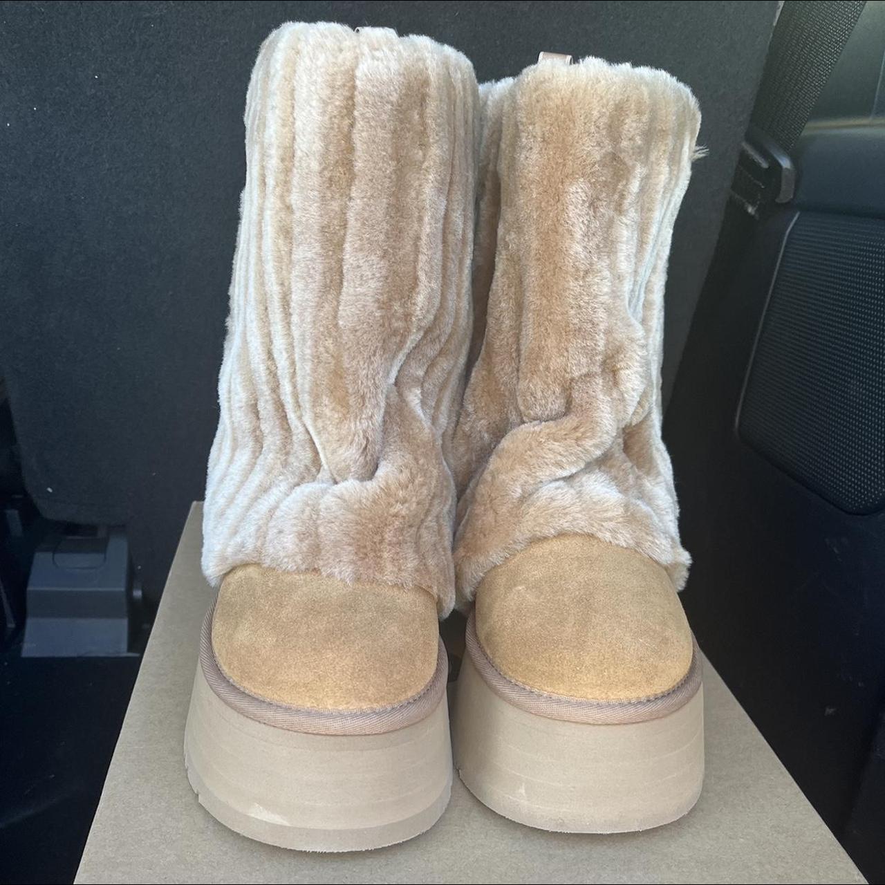 UGG Classic Short Sherpa Corduroy Platform Boot NIB... - Depop