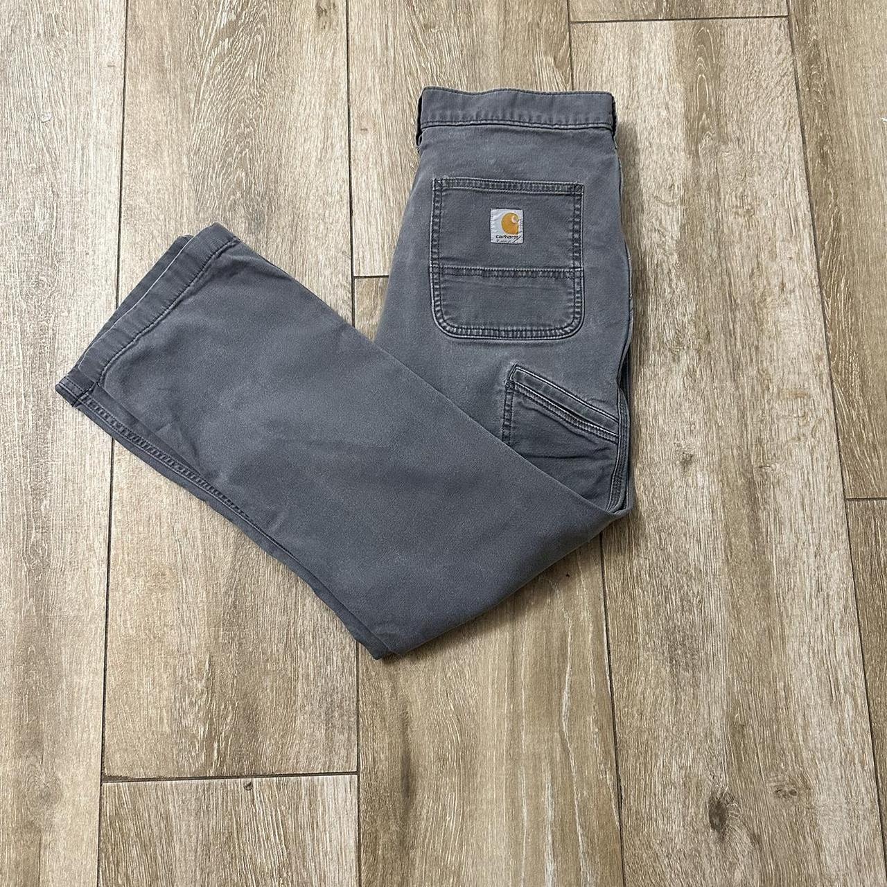 Grey Carhartt pants 30x30 Relaxed fit Lightly worn... - Depop