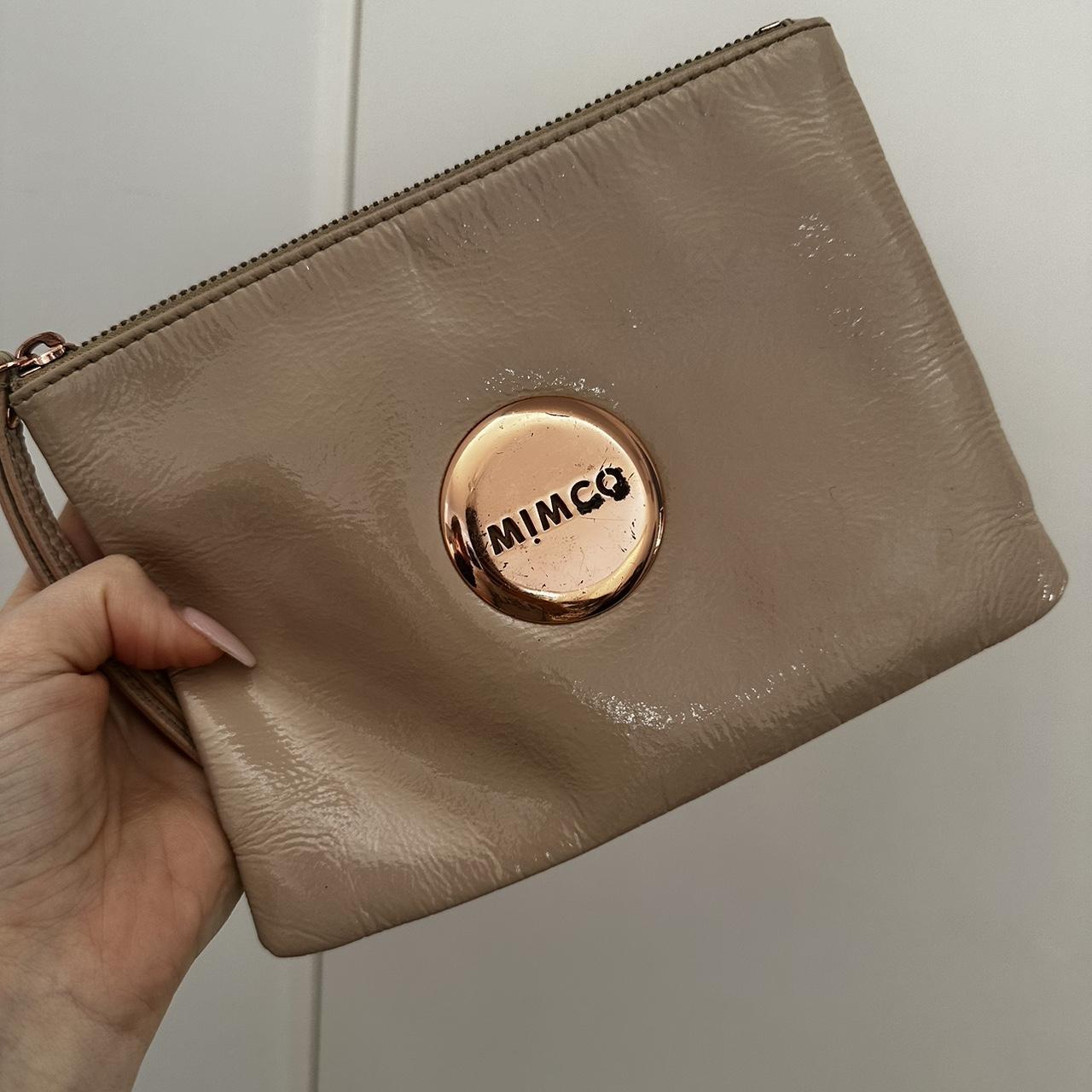 Mimco rose deals gold clutch