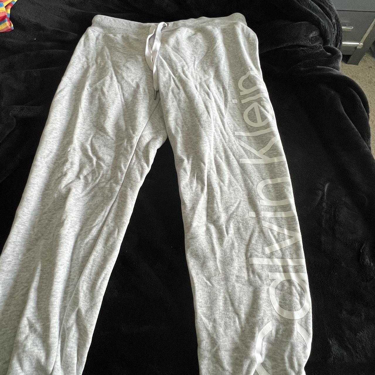 calvin klein grey sweatpants