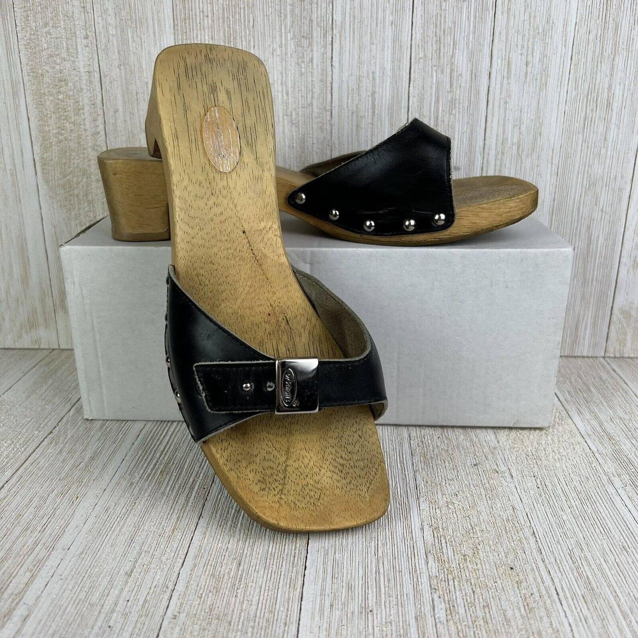 dr scholls wooden shoes