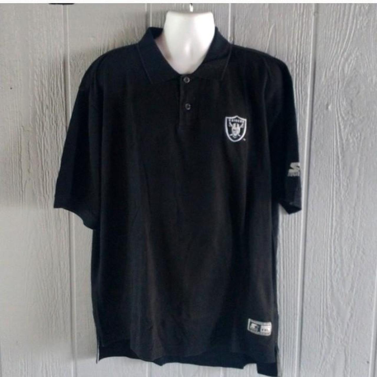 oakland raiders men's polo shirt