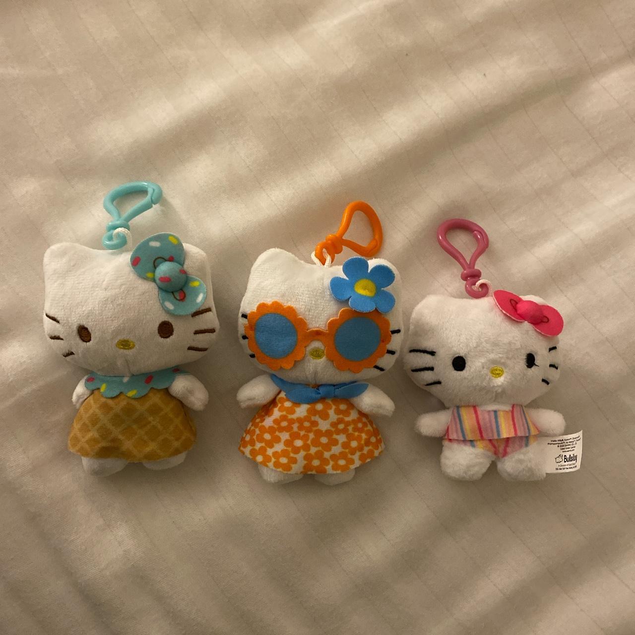 sanrio hello kitty plush keychains sanrio... Depop