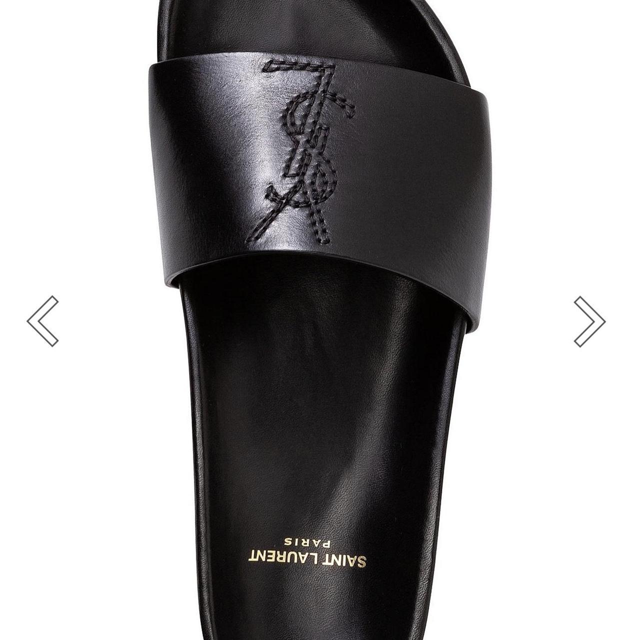 Saint laurent jimmy slides hot sale