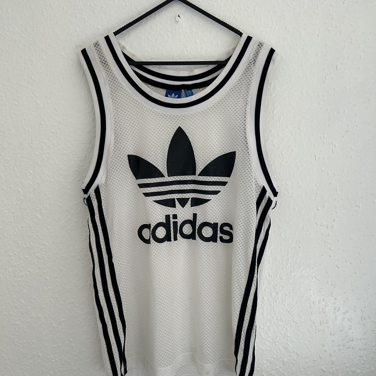 Adidas classic vintage trefoil vest Depop