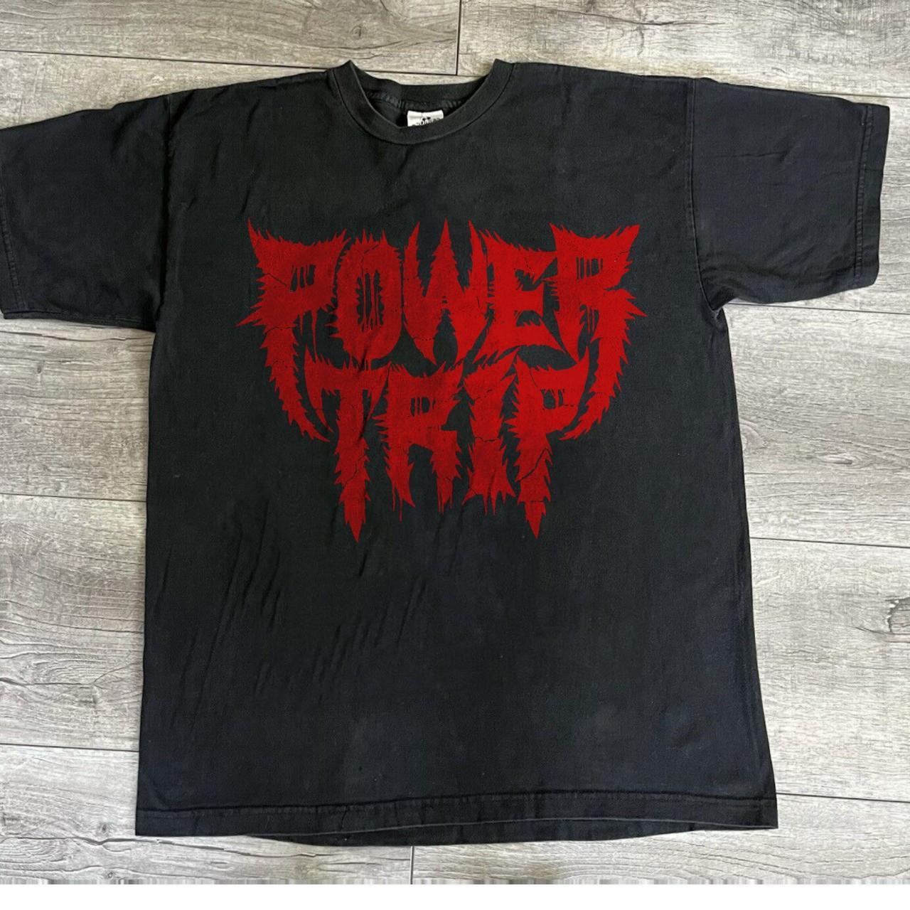 power trip t shirt T shirt [ U.S Size ] Size : M... - Depop