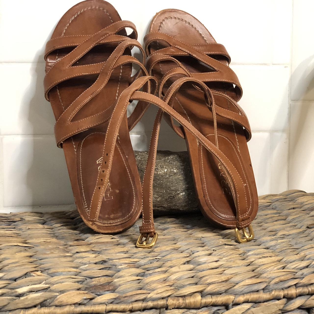 Prada discount tan sandals