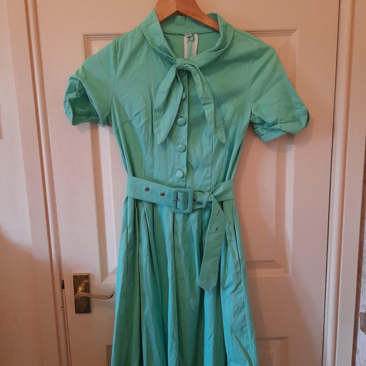 Mint green tea dress Depop