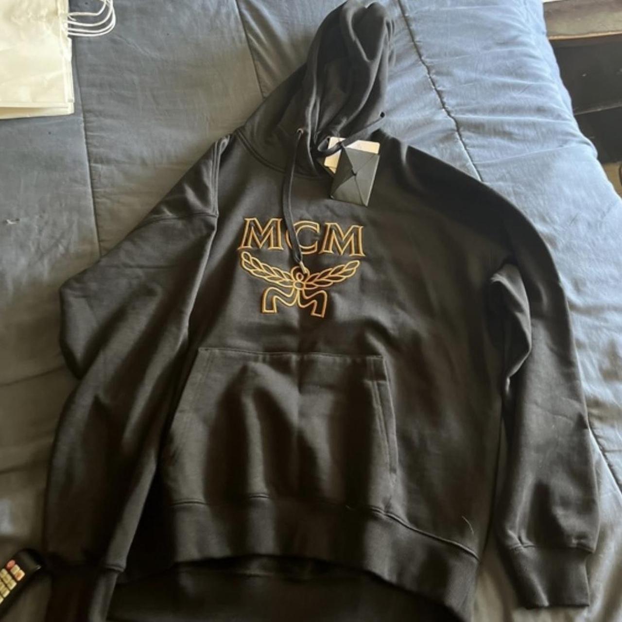 Mcm zip up discount hoodie