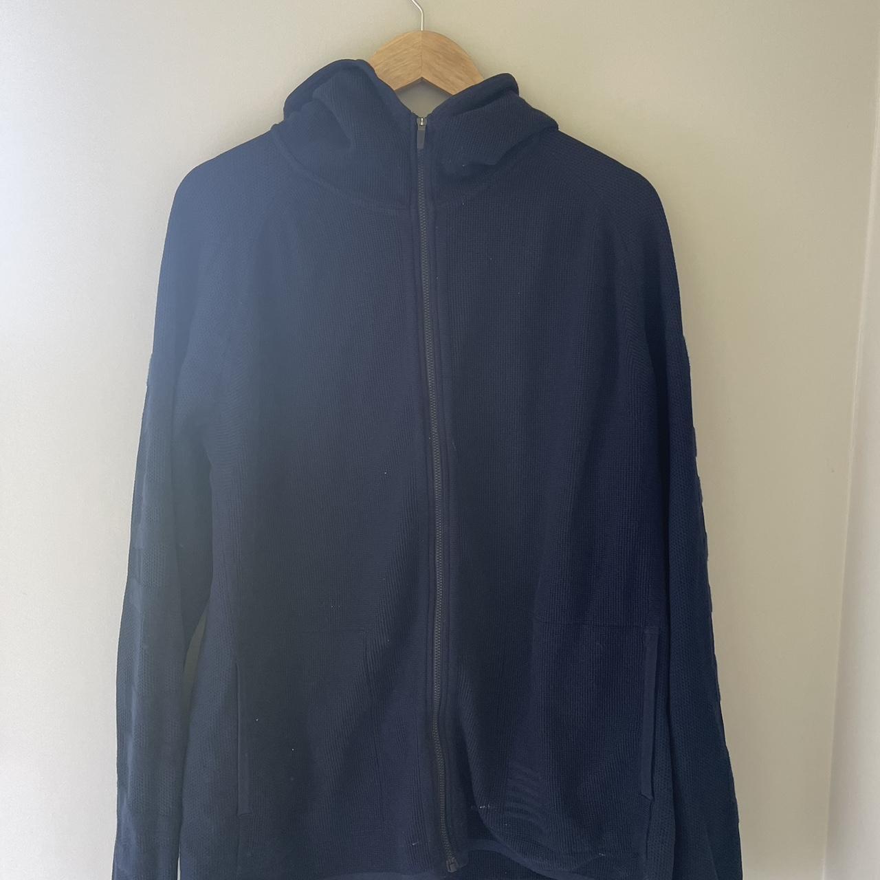 Rapha navy zip hoodie - XXL - Depop